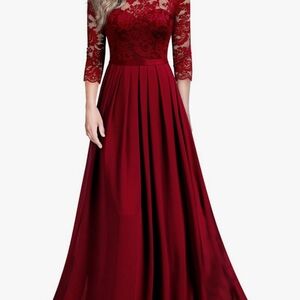 2/$30...Red Formal Prom Dress - New with tags